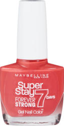 Smalto per unghie Maybelline NY, Superstay Forever Strong, 7 Days, 08 Passionate Red, 1 pezzo