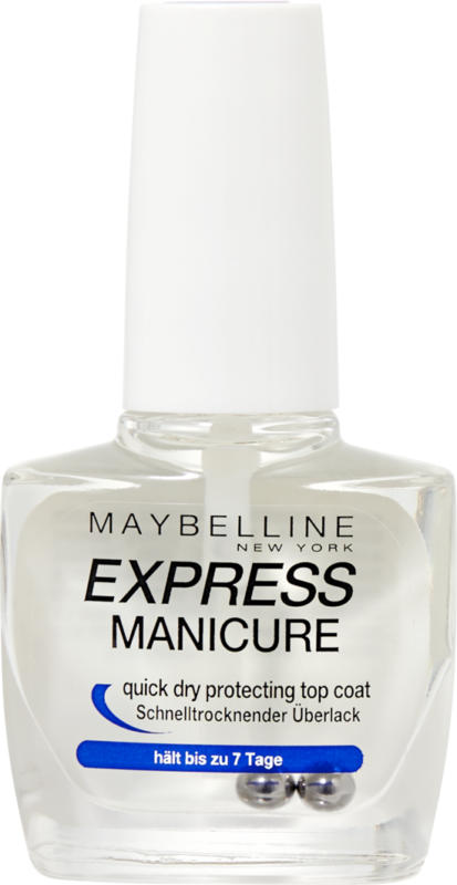 Couche de finition Express Manicure Maybelline NY, 1 pièce