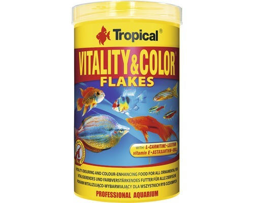 Flockenfutter Tropical Vitality & Color Flakes 1 l