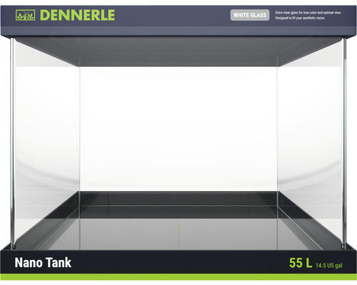 Aquarium DENNERLE Scapers Tank Weißglas 55 l mit Schaumstoffunterlage 45 x 36 x 34 cm