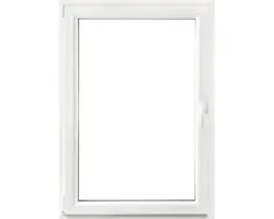 ARON Econ Kunststofffenster 1-flg. weiß/anthrazit 1000x1200 mm Links