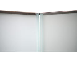 Glasscheibe VSG weiss für Pertura Pontos Glasgeländer 16x600x1000 mm