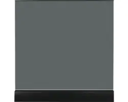 Geländerset Pertura Pontos Glasgeländer schwarz/ anthrazit für Bodenmontage B: 1m