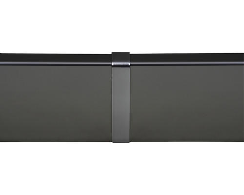 Verbinder für Pertura Pontos Glasgeländer schwarz 30x106 mm