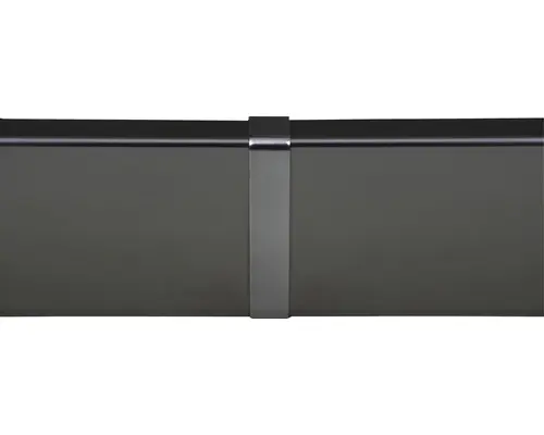 Verbinder für Pertura Pontos Glasgeländer schwarz 30x106 mm