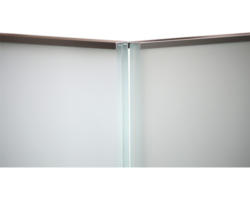 Glasscheibe VSG weiss für Pertura Pontos Glasgeländer 16x400x1000 mm