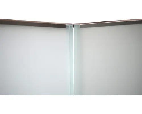 Glasscheibe VSG weiss für Pertura Pontos Glasgeländer 16x400x1000 mm