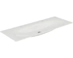 Doppelmöbelwaschbecken Keuco Edition 11 140,7x53,8 cm glänzend ohne Beschichtung