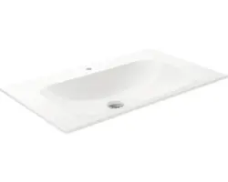 Möbelwaschbecken Keuco X-Line 80,5x49,4 cm glänzend ohne Beschichtung