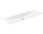 Hornbach Doppelmöbelwaschbecken Keuco X-Line 120,8x49,4 cm glänzend ohne Beschichtung