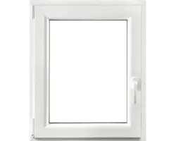 ARON Econ Kunststofffenster 1-flg. weiß 500x600 mm Rechts