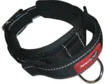 Hornbach Halsband mit integrierter Kurzleine Sport XL 61-71 cm schwarz