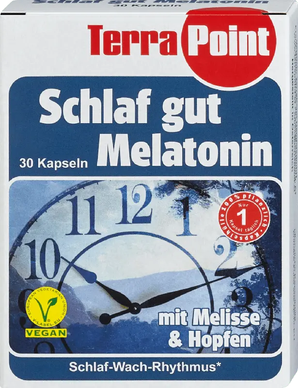 TerraPoint Schlaf gut Melatonin Kapseln
