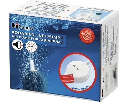 Luftpumpe Nano Piezo rund 18 l/h weiß