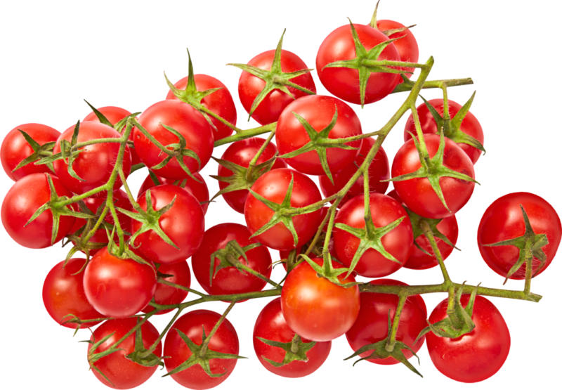 Pomodori ciliegia ramati, Provenienza indicata sull’imballaggio, 500 g