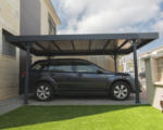 Hornbach Einzelcarport Palma 5000 293 x 497 cm grau