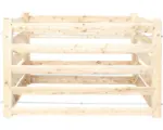 Hornbach Komposter WESTMANN 130 x 100 x 80 cm natur