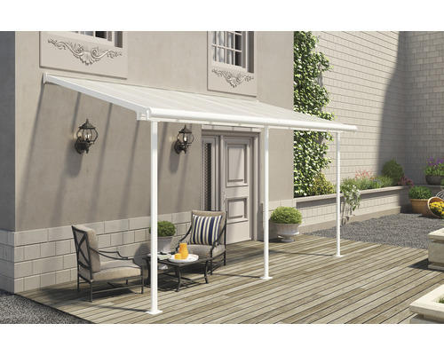 Terrassenüberdachung PALRAM Sierra 447 x 230 cm weiß