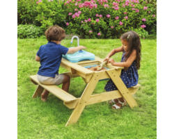 Sandkasten Spieletisch TP TOYS 89 x 94 x 51 cm Kunststoff Holz braun