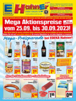 Hahners Verbauchermarkt Edeka Hahner: Wochenangebote - bis 30.09.2023