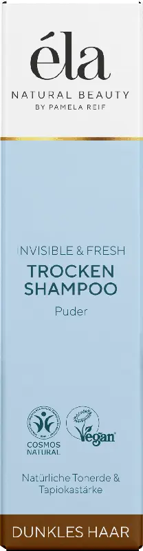éla natural beauty by Pamela Reif Invisible & Fresh Trockenshampoo Puder für dunkles Haar