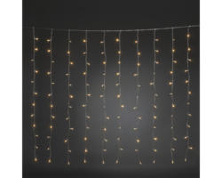 Lichtervorhang Konstsmide 140 x 120 cm 120 LEDs Lichtfarbe bernstein