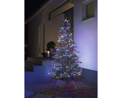 Lichterkette Weihnachtsbaum Konstsmide Micro LED Compactlights 8,78 m + 5 m Zuleitung 400 LEDs Lichtfarbe bunt