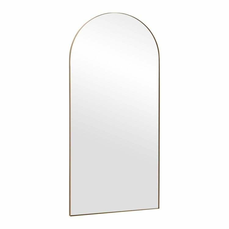 Miroir décoratif PIETRA, métal, or