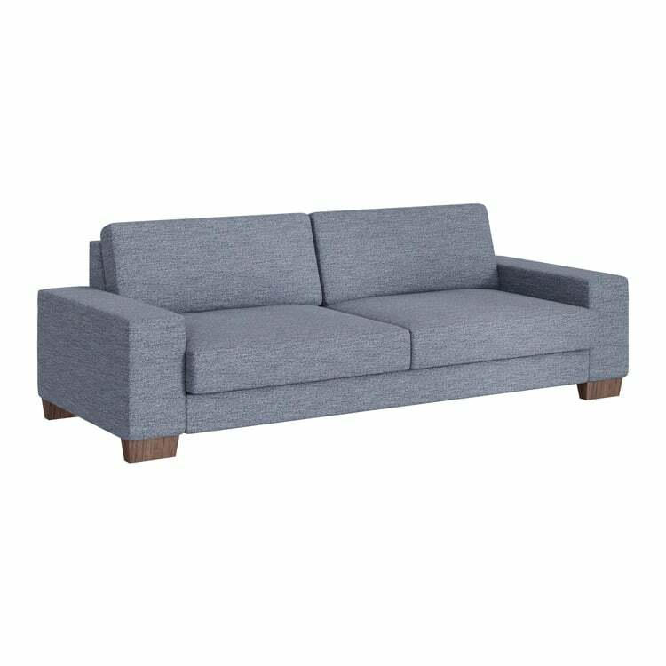 2 posti divani letto JIL, tessile, blu