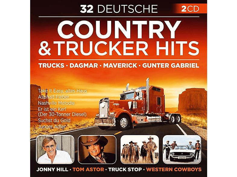 Diverse Interpreten - 32 Deutsche Country & Trucker Hits [CD]