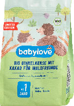 dm-drogerie markt babylove Kinderkekse Dinkel Kakao für Waldfreunde ab 1 Jahr - bis 31.03.2024