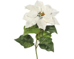 Kunstblume Poinsettie Höhe: 70 cm weiß