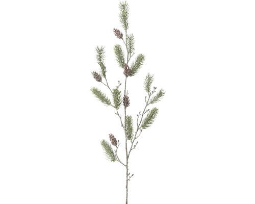 Kunstpflanze Tannenzweig mit Zapfen Höhe: 97 cm grün
