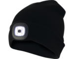 Hornbach Mütze mit integriertem LED Licht 1W 250 mAh Akku wiederaufladbar schwarz