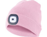 Hornbach Mütze mit integriertem LED Licht 1W 250 mAh Akku wiederaufladbar rosa