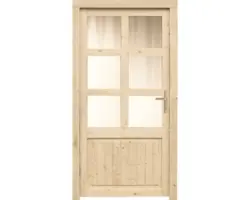 Nebeneingangstür A64 Fichte 1100 x 2100 mm DIN Rechts