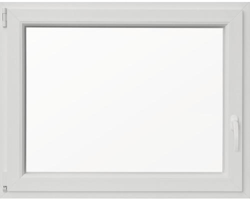 Kellerfenster Dreh-Kipp Kunststoff RAL 9016 verkehrsweiß 1000x800 mm DIN Links (2-fach verglast)