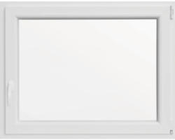 Kellerfenster Dreh-Kipp Kunststoff RAL 9016 verkehrsweiß 900x600 mm Rechts (2-fach verglast)