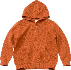 ALANA Pullover mit Kapuze, braun, Gr. 122