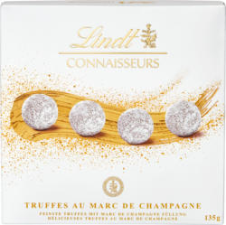 Truffes Marc de Champagne Connaisseurs Lindt, 135 g