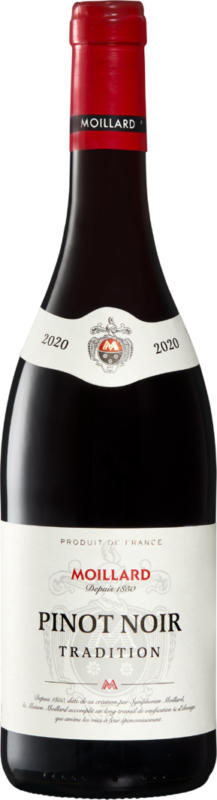 Moillard Pinot Noir Tradition, Frankreich, Vin de France, 2022, 75 cl