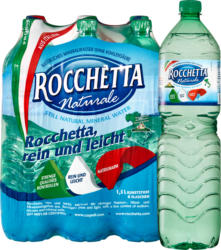 Eau minérale Naturale Rocchetta, non gazeuse, 6 x 1,5 litre