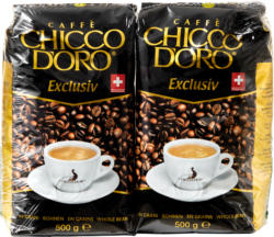 Café Exclusiv Chicco d’Oro , en grains, 2 x 500 g