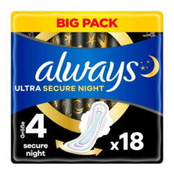 Always Ultra Secure Night Binden