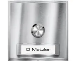 Funk-Klingelknopf 433,92 MHz aufputz, edelstahl (T39562)