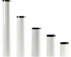 Ofenrohr Bertrams Ø 120 mm emailliert weiß 0,50 m