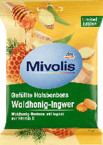 dm-drogerie markt Mivolis Bonbon, Waldhonig-Ingwer - bis 30.04.2024