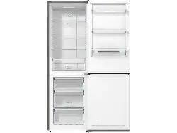 Gorenje N61EA2XL4 Advanced Kühl- und Gefrierkombination (E, 300 l, 1850 mm hoch, freistehend, No Frost (verminderte Eisbildung), Dunkelgraues Edelstahl)