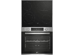 Beko BBSM12320X, Einbaubackofenset (Elektrokochfeld, A, 72 l)