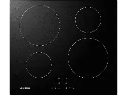 Samsung NZ64F3NM1AB/UR Induktionskochfeld (590 mm breit, 4 Kochfelder, Glaskeramik, Autarkes Kochfeld)